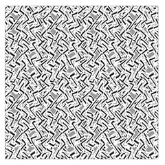 Wavy Intricate Seamless Pattern Design Large Satin Scarf (square) by dflcprints