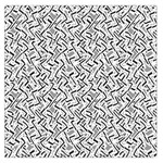 Wavy Intricate Seamless Pattern Design Large Satin Scarf (Square) Front