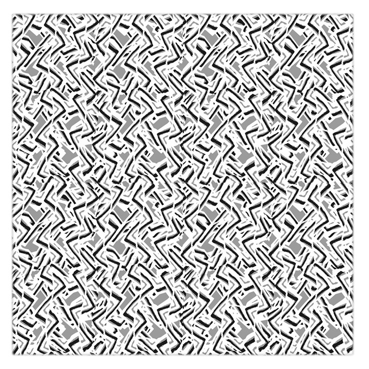 Wavy Intricate Seamless Pattern Design Large Satin Scarf (Square)