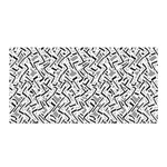 Wavy Intricate Seamless Pattern Design Satin Wrap Front