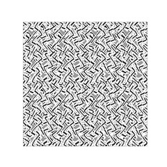 Wavy Intricate Seamless Pattern Design Small Satin Scarf (square) by dflcprints