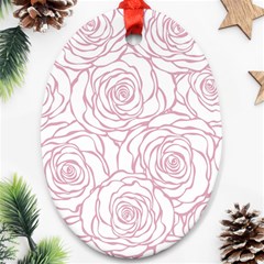 Pink Peonies Ornament (oval) by NouveauDesign