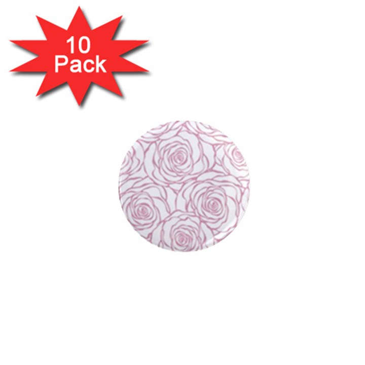 pink peonies 1  Mini Magnet (10 pack) 