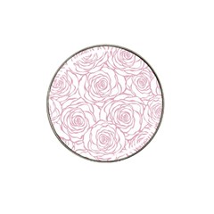 Pink Peonies Hat Clip Ball Marker by NouveauDesign