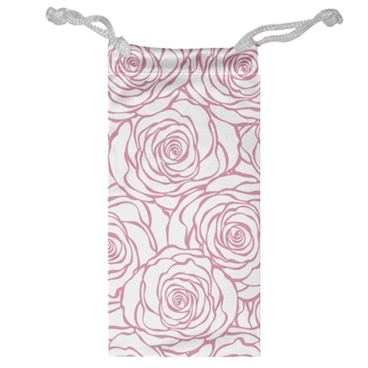 pink peonies Jewelry Bag