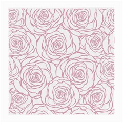 Pink Peonies Medium Glasses Cloth (2-side) by NouveauDesign