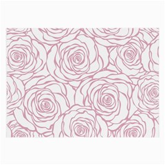 Pink Peonies Large Glasses Cloth (2-side) by NouveauDesign