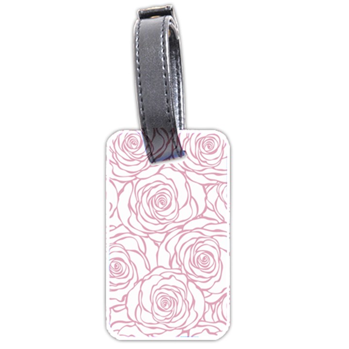 pink peonies Luggage Tags (Two Sides)