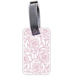 pink peonies Luggage Tags (Two Sides) Back