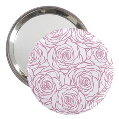 Pink Peonies 3  Handbag Mirrors by NouveauDesign