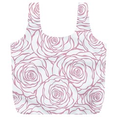 Pink Peonies Full Print Recycle Bags (l)  by NouveauDesign