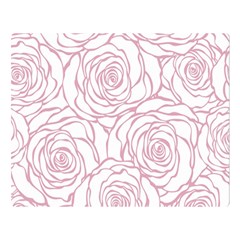 Pink Peonies Double Sided Flano Blanket (large)  by NouveauDesign