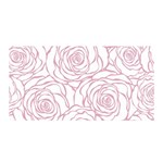 pink peonies Satin Wrap Front