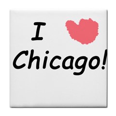 I Heart Chicago  Tile Coasters by SeeChicago