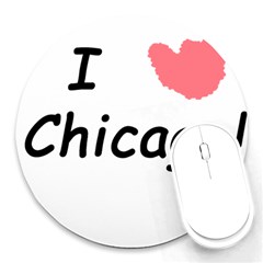 I Heart Chicago  Round Mousepads by SeeChicago