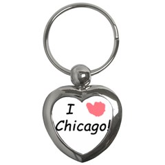 I Heart Chicago  Key Chains (heart) 