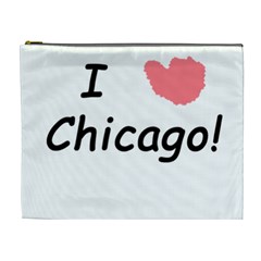 I Heart Chicago  Cosmetic Bag (xl) by SeeChicago