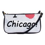 I Heart Chicago  Shoulder Clutch Bags Front