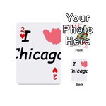 I Heart Chicago  Playing Cards 54 (Mini)  Front - Heart2