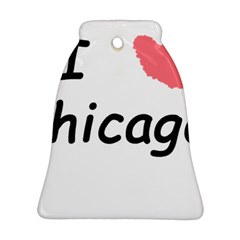 I Heart Chicago  Bell Ornament (two Sides) by SeeChicago