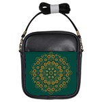 Snow Flower In A Calm Place Of Eternity And Peace Girls Sling Bags Front