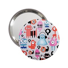 Funky Monsters Pattern 2 25  Handbag Mirrors by Bigfootshirtshop