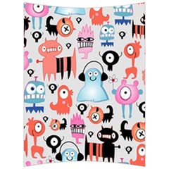 Funky Monsters Pattern Back Support Cushion