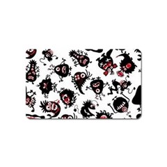 Goofy Monsters Pattern  Magnet (name Card) by Bigfootshirtshop