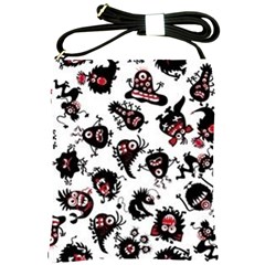 Goofy Monsters Pattern  Shoulder Sling Bags by Bigfootshirtshop