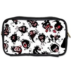 Goofy Monsters Pattern  Toiletries Bags 2-side by Bigfootshirtshop