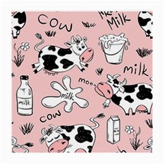 Fresh Milk Cow Pattern Medium Glasses Cloth (2-side) by Bigfootshirtshop