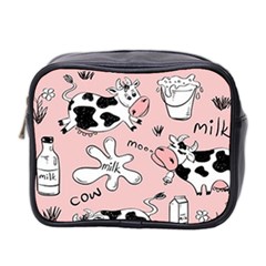 Fresh Milk Cow Pattern Mini Toiletries Bag 2-side by Bigfootshirtshop