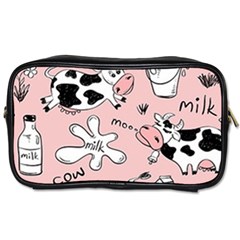 Fresh Milk Cow Pattern Toiletries Bags by Bigfootshirtshop