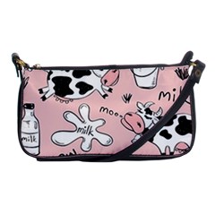 Fresh Milk Cow Pattern Shoulder Clutch Bags by Bigfootshirtshop