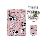 Fresh Milk Cow Pattern Playing Cards 54 (Mini)  Front - Spade3