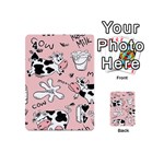 Fresh Milk Cow Pattern Playing Cards 54 (Mini)  Front - Spade4