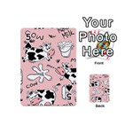 Fresh Milk Cow Pattern Playing Cards 54 (Mini)  Front - Spade5