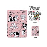 Fresh Milk Cow Pattern Playing Cards 54 (Mini)  Front - Spade7