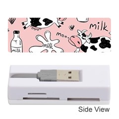 Fresh Milk Cow Pattern Memory Card Reader (stick)  by Bigfootshirtshop