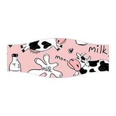 Fresh Milk Cow Pattern Stretchable Headband by Bigfootshirtshop