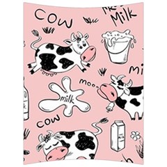 Fresh Milk Cow Pattern Back Support Cushion