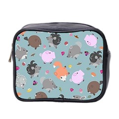 Little Round Animal Friends Mini Toiletries Bag 2-side by Bigfootshirtshop