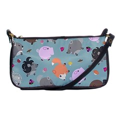 Little Round Animal Friends Shoulder Clutch Bags by Bigfootshirtshop