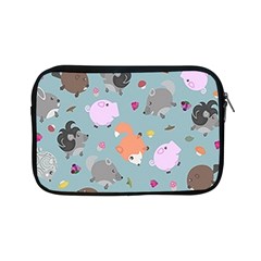 Little Round Animal Friends Apple Ipad Mini Zipper Cases by Bigfootshirtshop