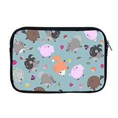 Little Round Animal Friends Apple Macbook Pro 17  Zipper Case by Bigfootshirtshop