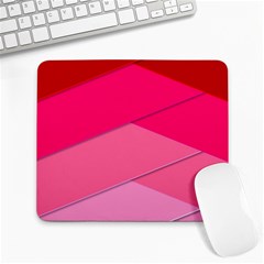 Geometric Shapes Magenta Pink Rose Large Mousepads by Celenk