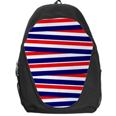 Red White Blue Patriotic Ribbons Backpack Bag by Celenk