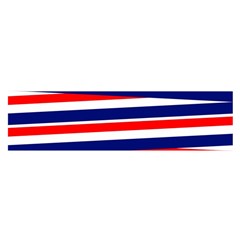 Red White Blue Patriotic Ribbons Satin Scarf (oblong)