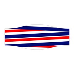 Red White Blue Patriotic Ribbons Stretchable Headband by Celenk