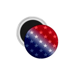 America Patriotic Red White Blue 1 75  Magnets